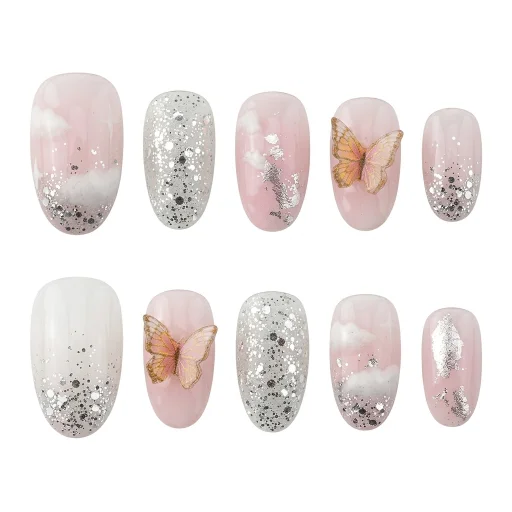 Press-on Nails Wholesale $6.90 Butterfly Dream by Yabe Vietnam