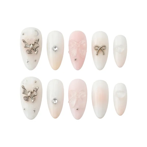 Press-on Nails Wholesale $6.90 Butterfly Whisper by Yabe Vietnam