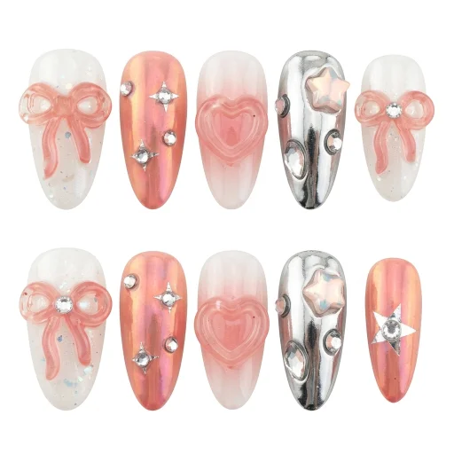 Press-on Nails Wholesale $11.90 Celestial Blush by Yabe Vietnam