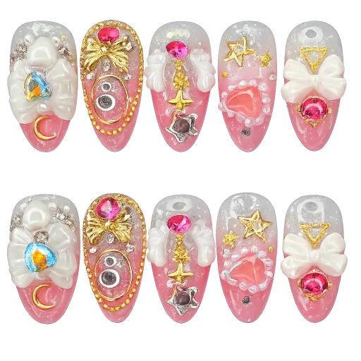 Press-on Nails Wholesale $14.90 Celestial Glam by Yabe Vietnam