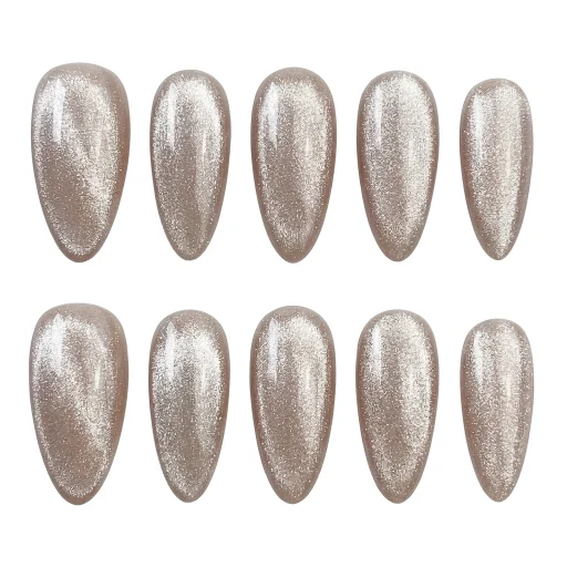 Press-on Nails Wholesale $1.90 Champagne Sparkle by Yabe Vietnam