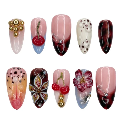 Press-on Nails Wholesale $14.90 Cherry Blossom by Yabe Vietnam