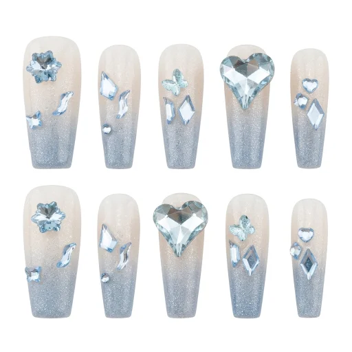 Press-on Nails Wholesale $11.90 Crystal Mirage by Yabe Vietnam