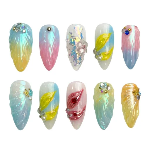 Press-on Nails Wholesale $6.90 Dreamy Hues by Yabe Vietnam