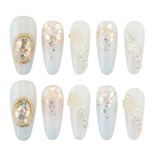 Press-on Nails Wholesale $6.90 Elegance Blossom by Yabe Vietnam
