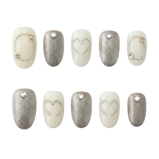 Press-on Nails Wholesale $6.90 Elegant Sparkle by Yabe Vietnam