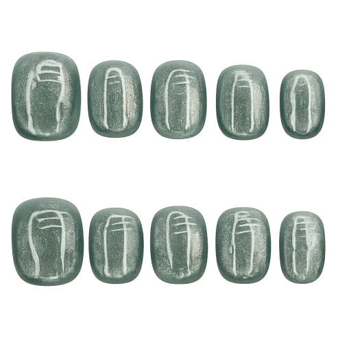 Press-on Nails Wholesale $1.90 Emerald Gloss by Yabe Vietnam