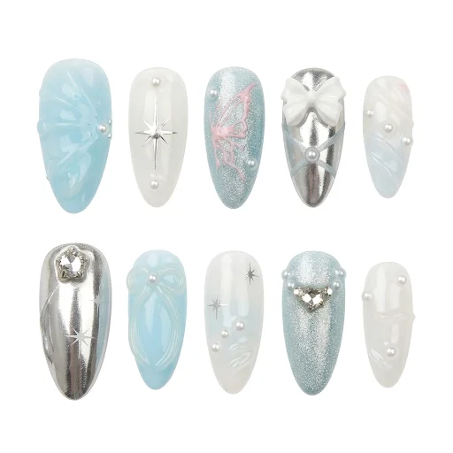 Press-on Nails Wholesale $11.90 Frosted Opal by Yabe Vietnam