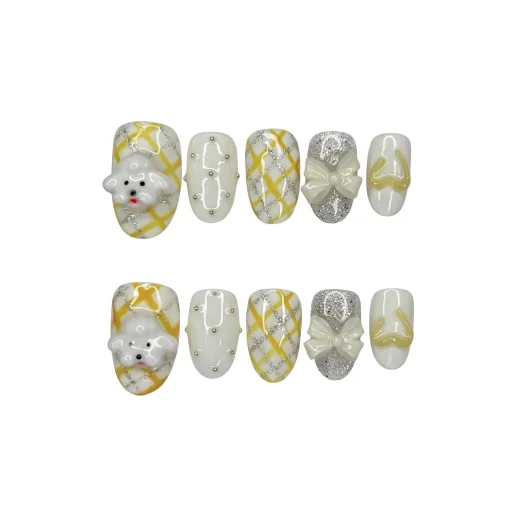 Press-on Nails Wholesale $11.90 Gilded Citrus by Yabe Vietnam