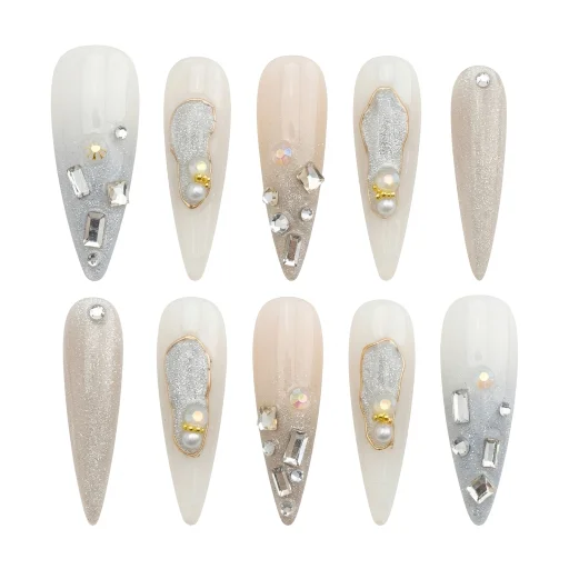 Press-on Nails Wholesale $6.90 Glam Elegance by Yabe Vietnam