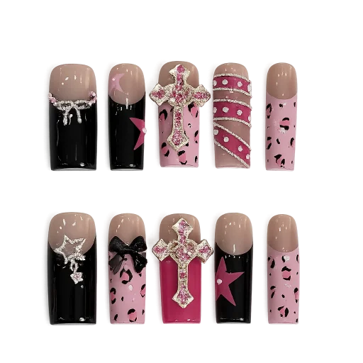 Press-on Nails Wholesale $14.90 Glam Leopard by Yabe Vietnam