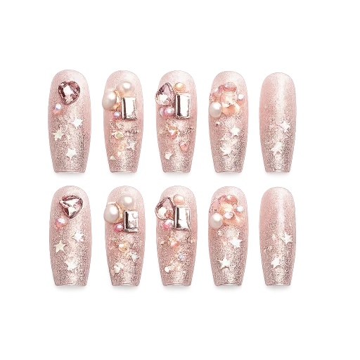 Press-on Nails Wholesale $11.90 Glamour Sparkle by Yabe Vietnam