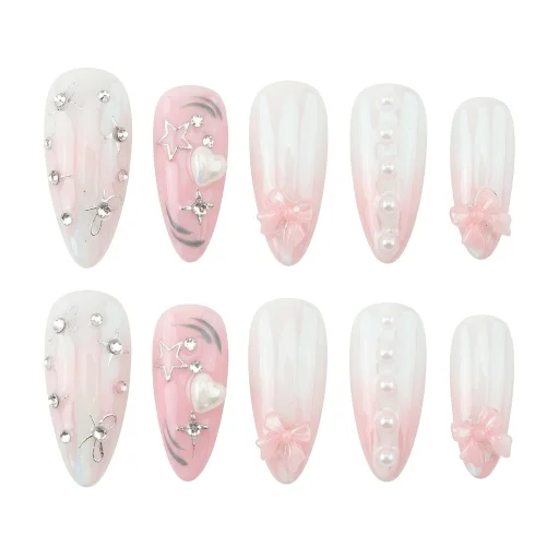 Press-on Nails Wholesale $6.90 Glamour Whisper by Yabe Vietnam