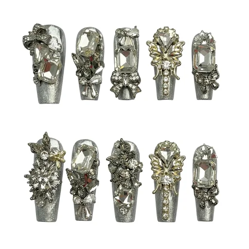 Press-on Nails Wholesale $14.90 Gleaming Aurora by Yabe Vietnam