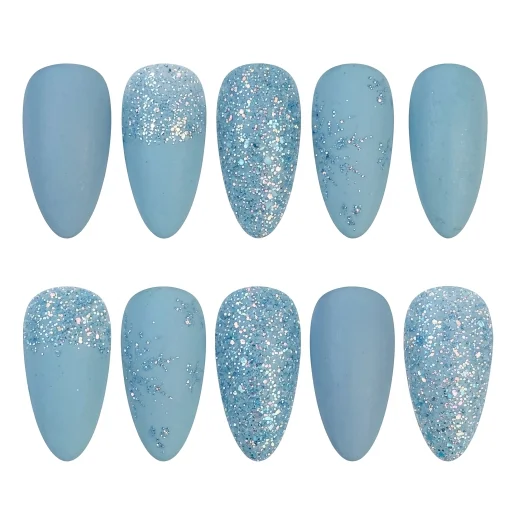 Press-on Nails Wholesale $1.90 Glitter Frost by Yabe Vietnam