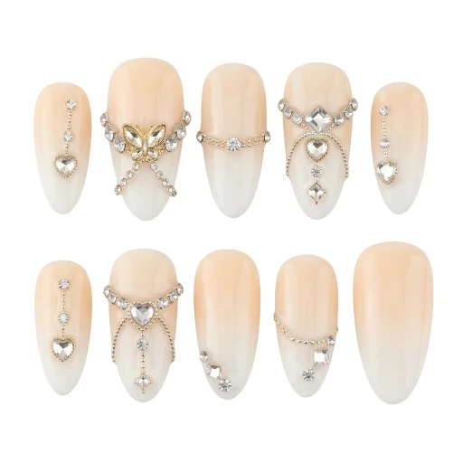 Press-on Nails Wholesale $6.90 Ivory Luster by Yabe Vietnam