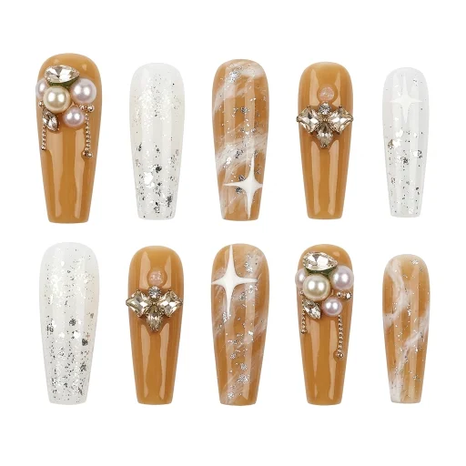 Press-on Nails Wholesale $6.90 Luxe Elegance by Yabe Vietnam