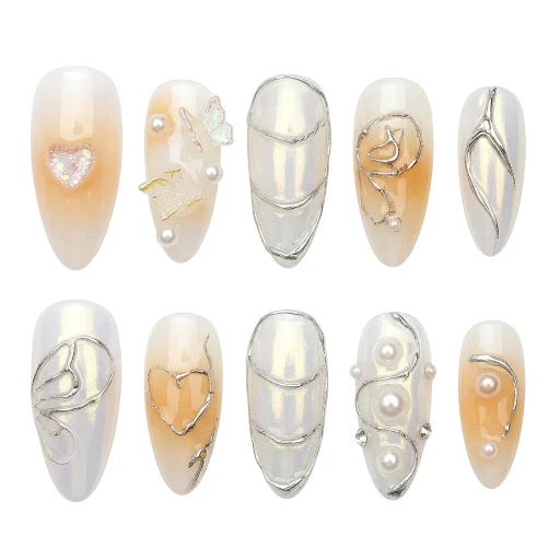 Press-on Nails Wholesale $6.90 Luxe Veil by Yabe Vietnam