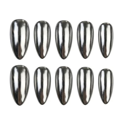 Press-on Nails Wholesale $1.90 Metallic Chic by Yabe Vietnam