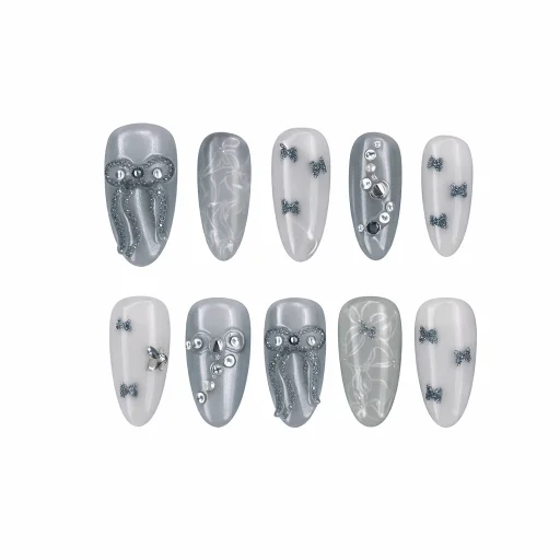Press-on Nails Wholesale $11.90 Moonlit Mist by Yabe Vietnam
