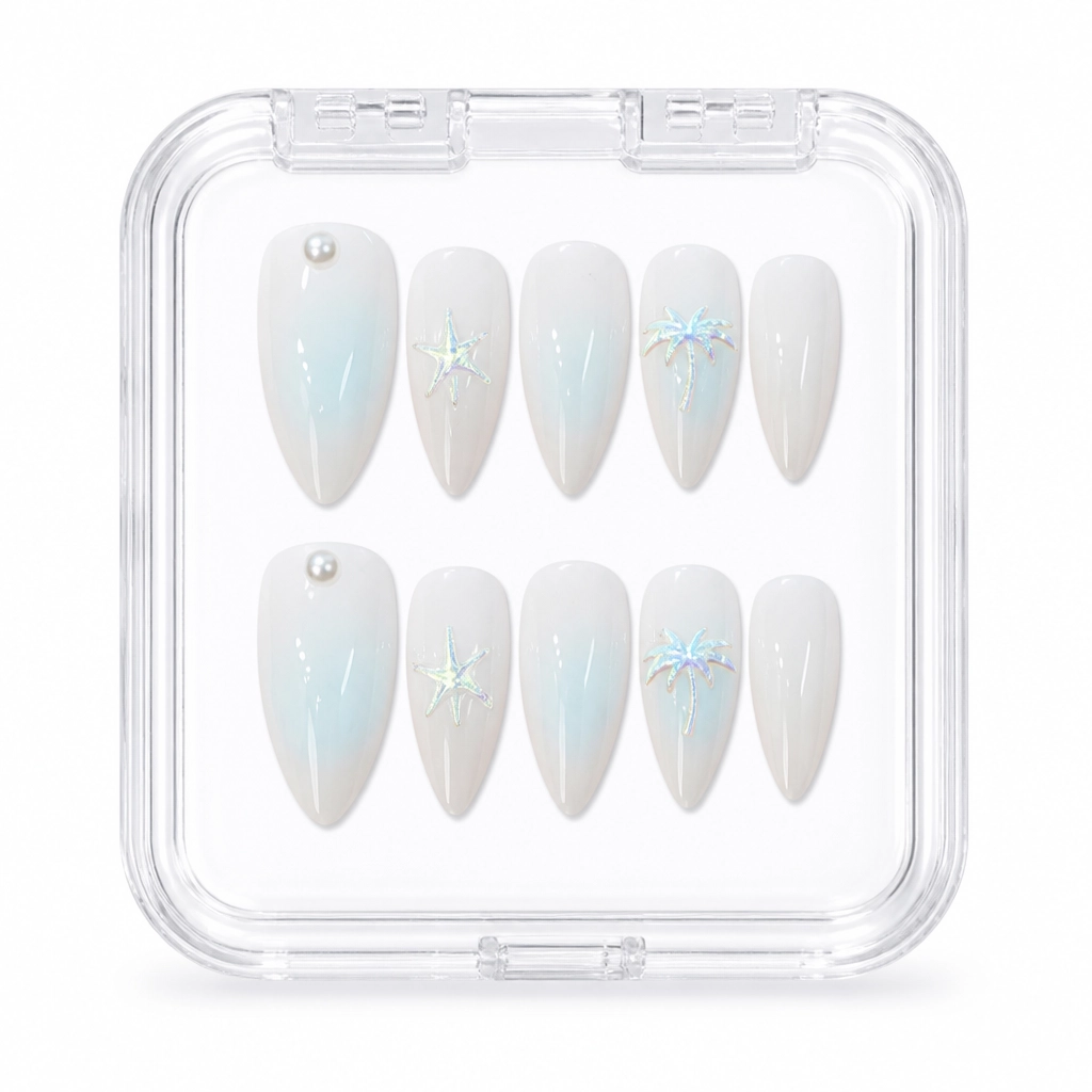 Press-on Nails Wholesale $3.90 Ethereal Sparkle by Yabe Vietnam