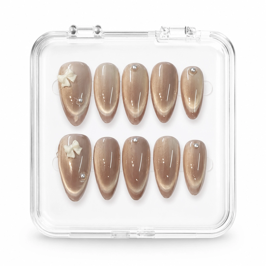 Press-on Nails Wholesale $3.90 Gilded Glamour by Yabe Vietnam