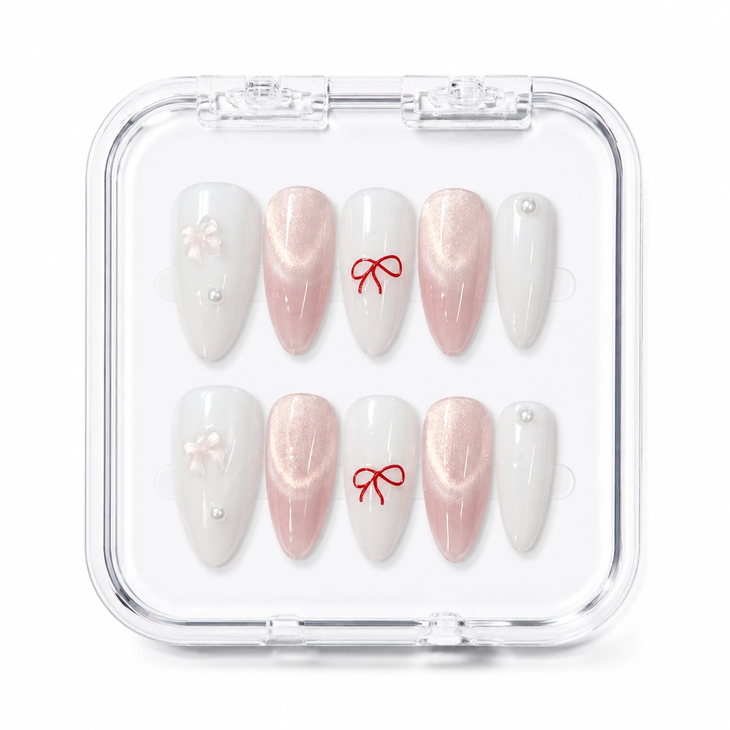 Press-on Nails Wholesale $3.90 Bowtiful Glam by Yabe Vietnam