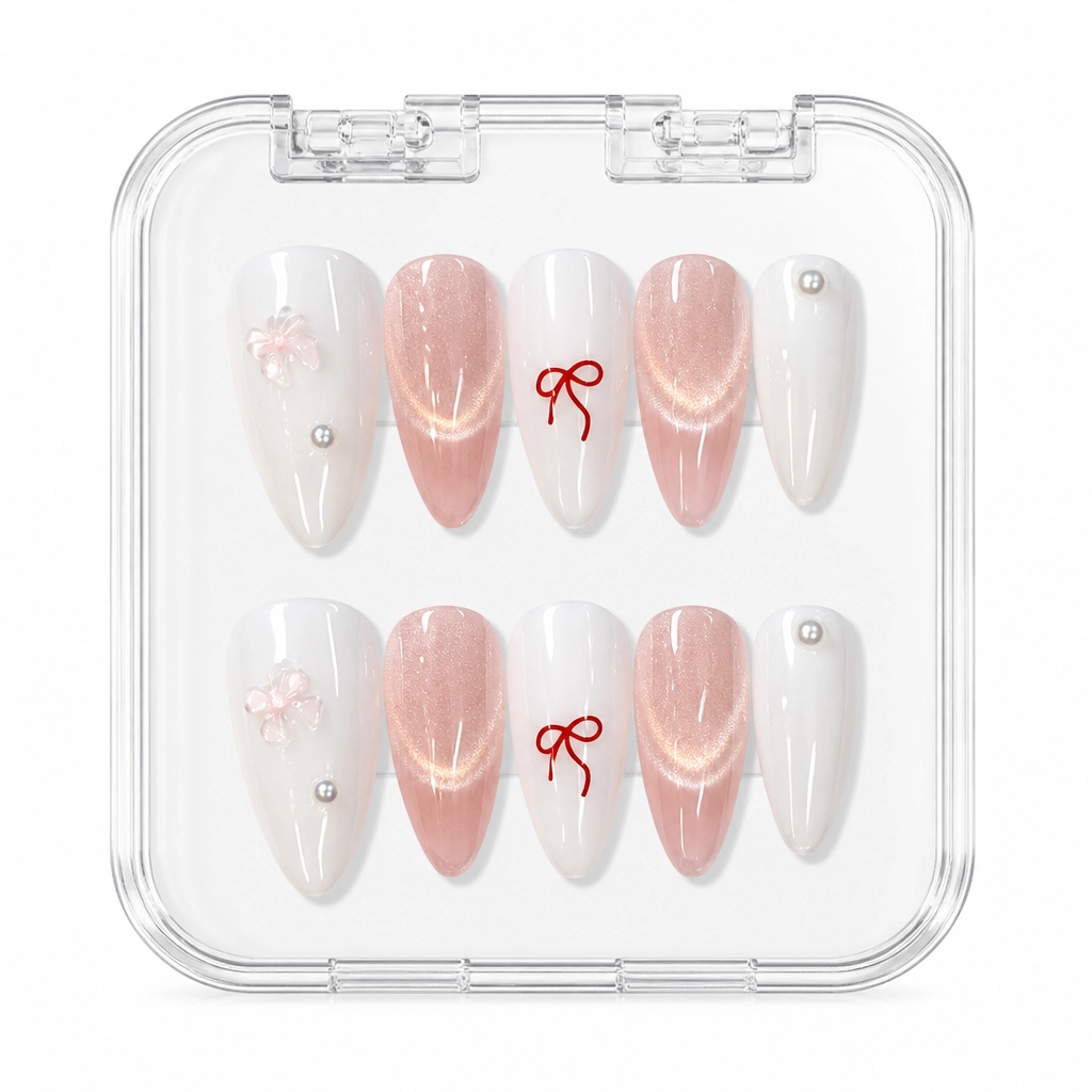 Press-on Nails Wholesale $3.90 Crystalline Romance by Yabe Vietnam