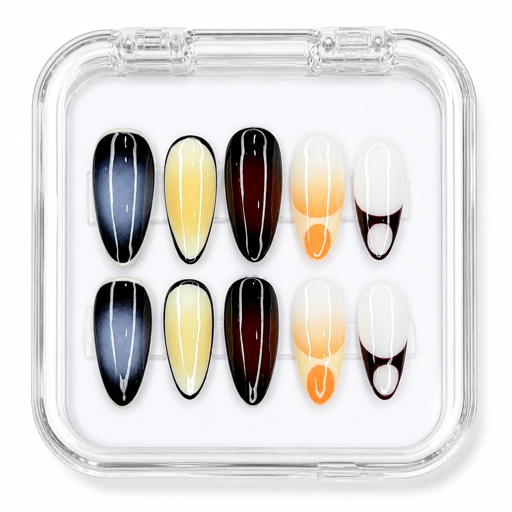 Press-on Nails Wholesale $6.90 Amber Eclipse by Yabe Vietnam