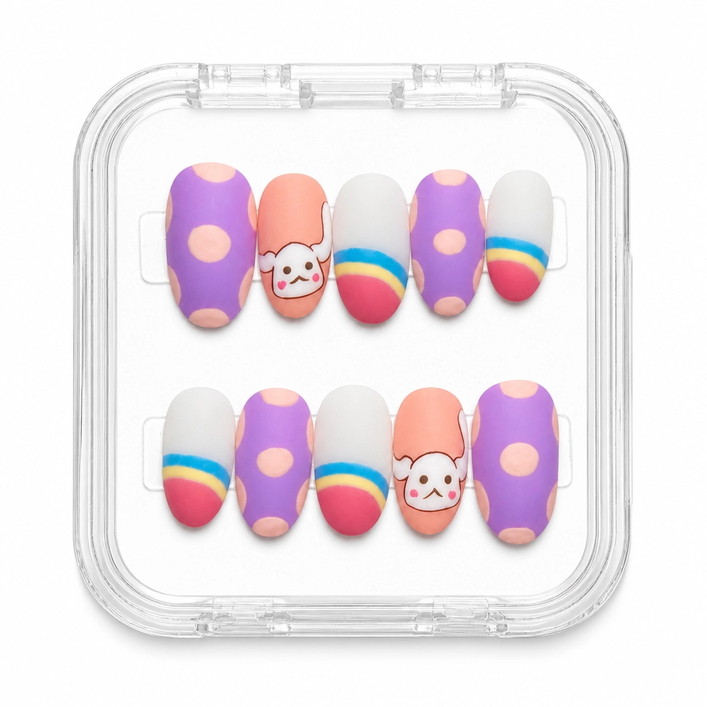 Press-on Nails Wholesale $6.90 Rainbow Bliss by Yabe Vietnam