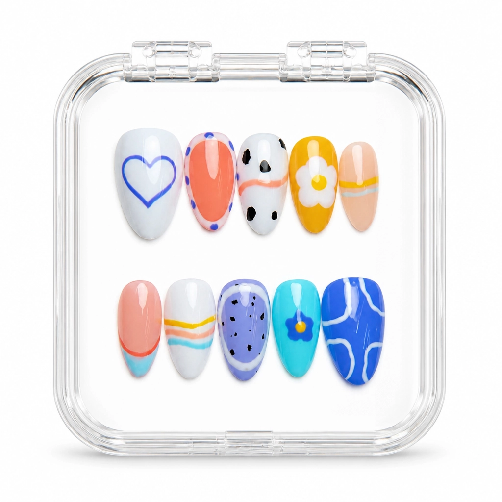 Press-on Nails Wholesale $6.90 Whimsical Dreamscape by Yabe Vietnam