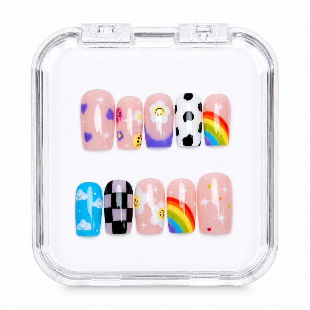 Press-on Nails Wholesale $6.90 Pride Spectrum by Yabe Vietnam