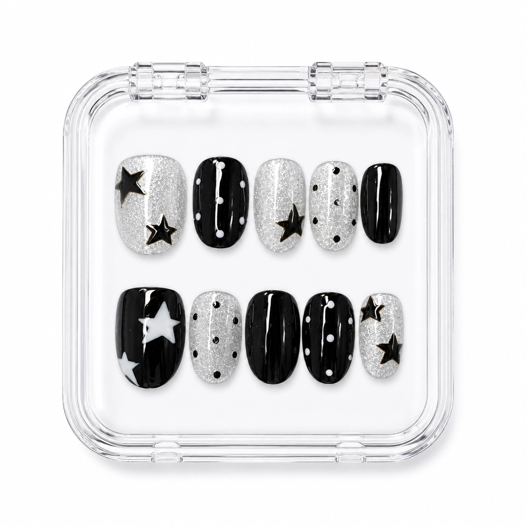 Press-on Nails Wholesale $6.90 Stellar Midnight by Yabe Vietnam