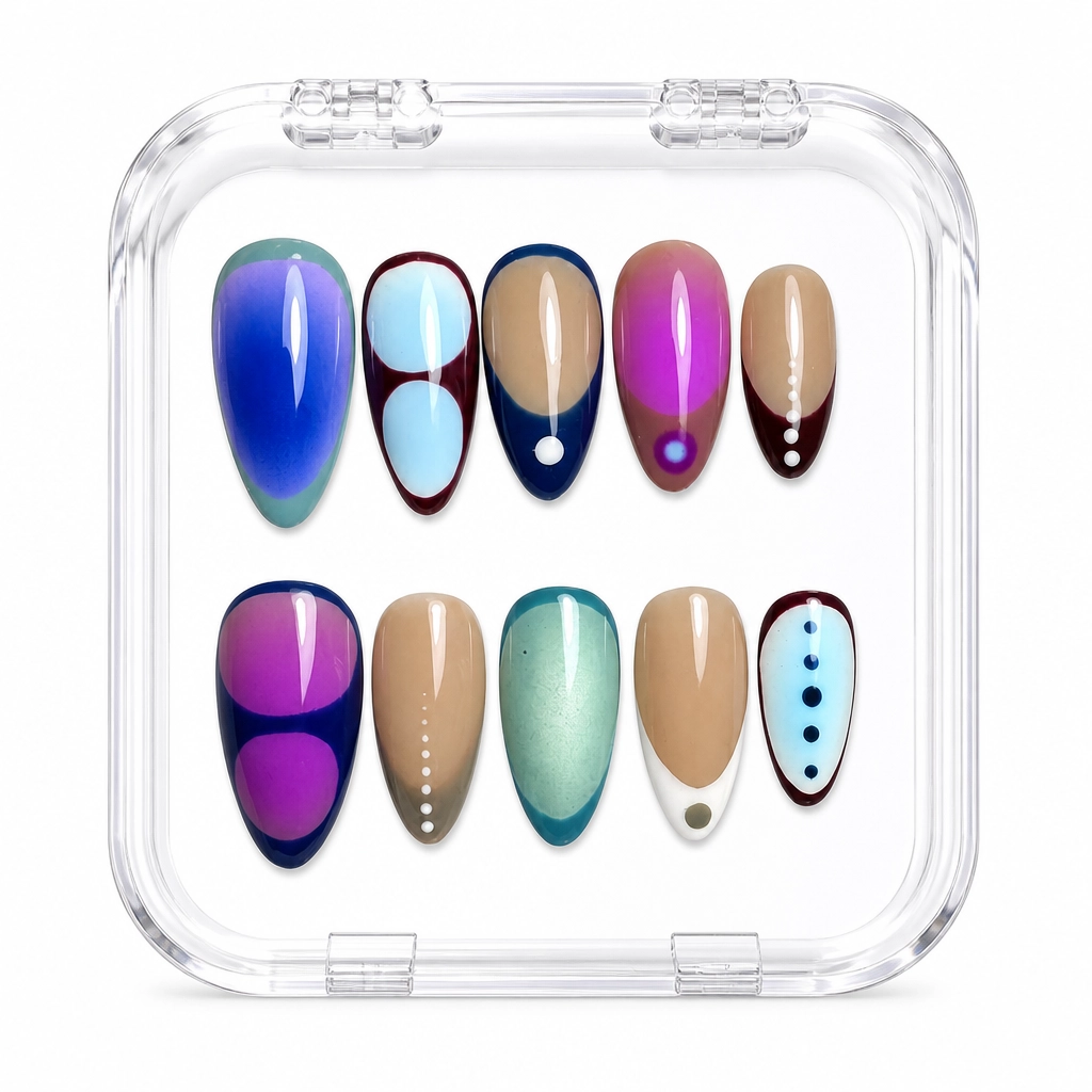 Press-on Nails Wholesale $11.90 Circle Harmony by Yabe Vietnam
