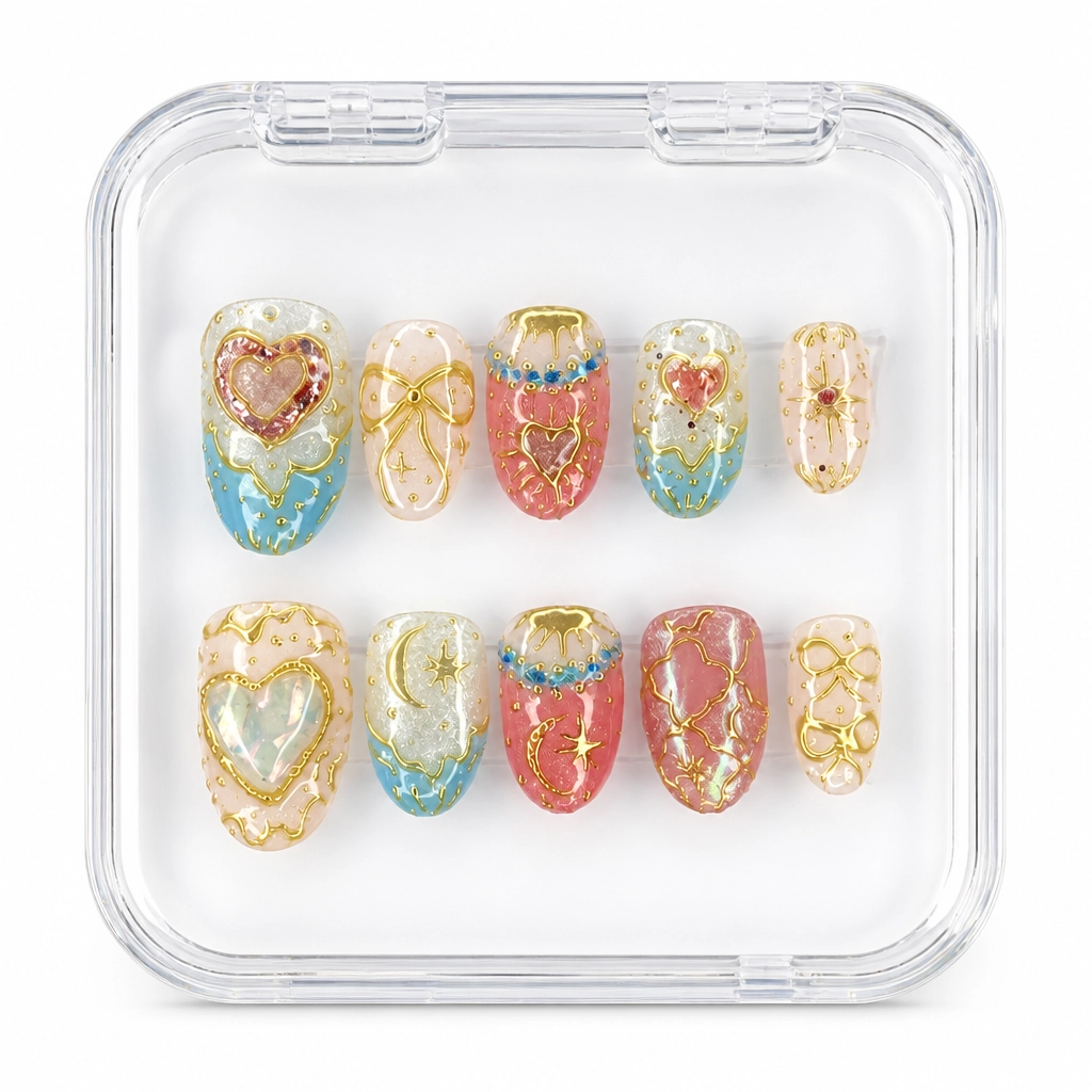 Press-on Nails Wholesale $11.90 Sunset Gradient Luxe by Yabe Vietnam