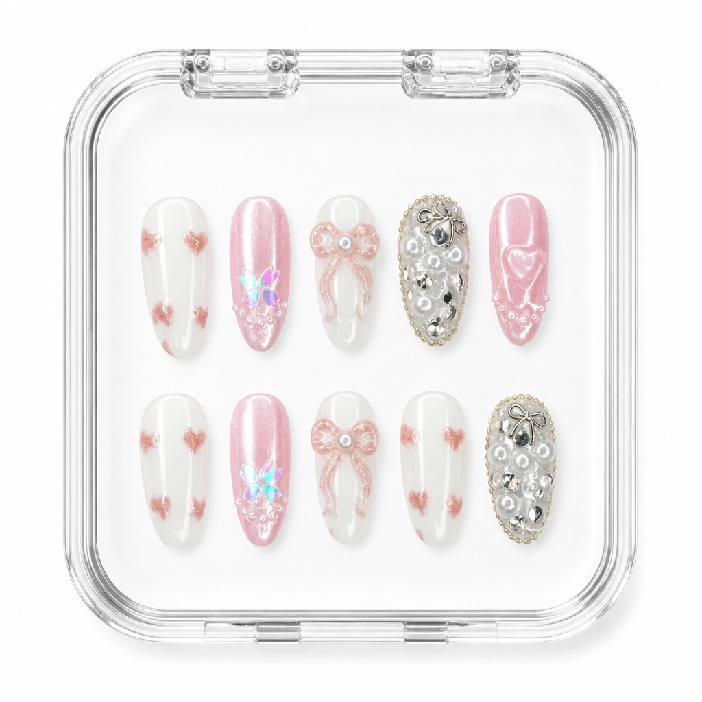 Press-on Nails Wholesale $11.90 Crystalline Dream by Yabe Vietnam