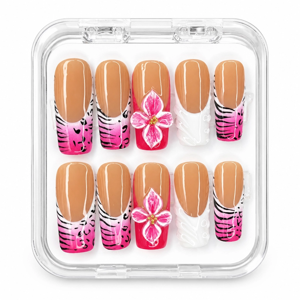 Press-on Nails Wholesale $11.90 Pink Petal Luxe by Yabe Vietnam