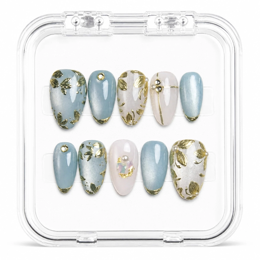 Press-on Nails Wholesale $11.90 Celestial Serenity by Yabe Vietnam