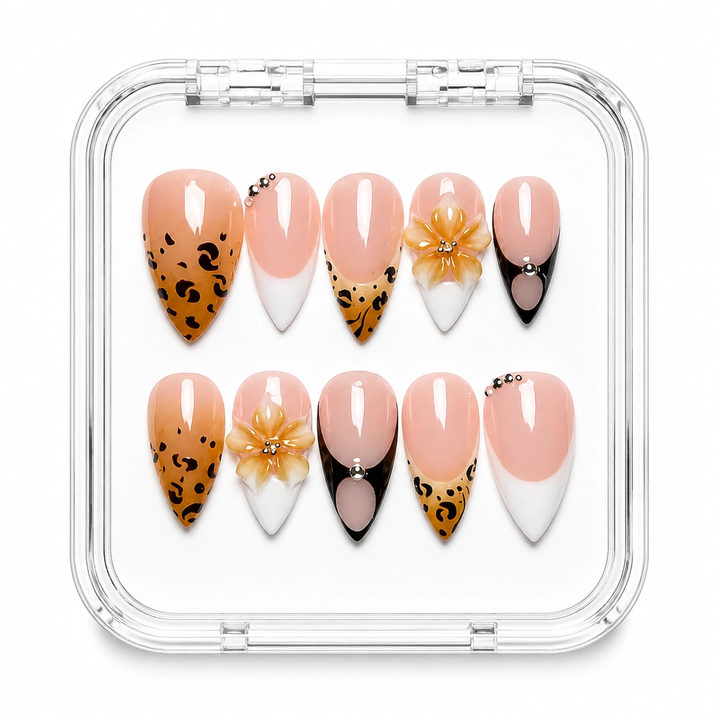 Press-on Nails Wholesale $11.90 Leopard Luxe by Yabe Vietnam
