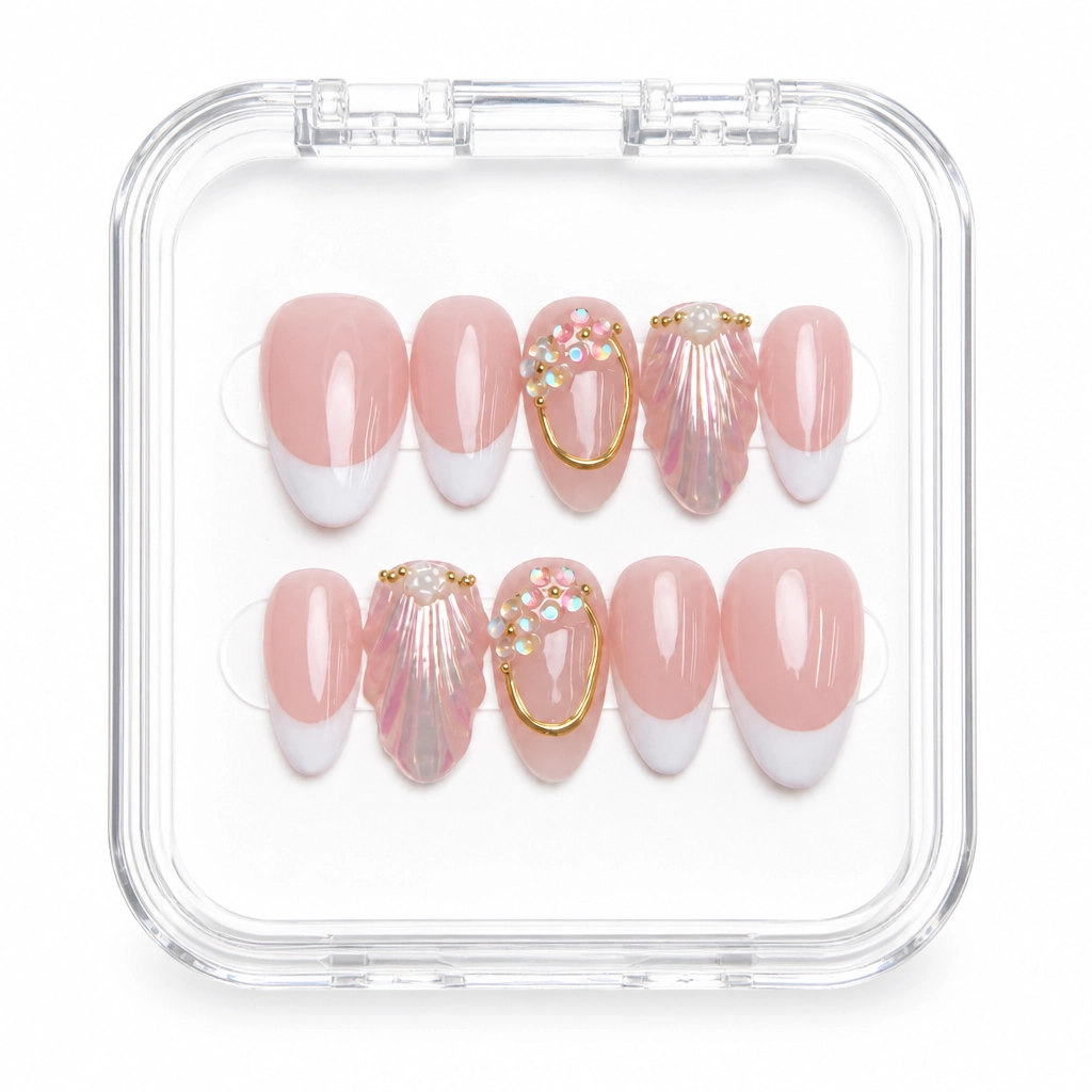 Press-on Nails Wholesale $11.90 Blush Radiance by Yabe Vietnam