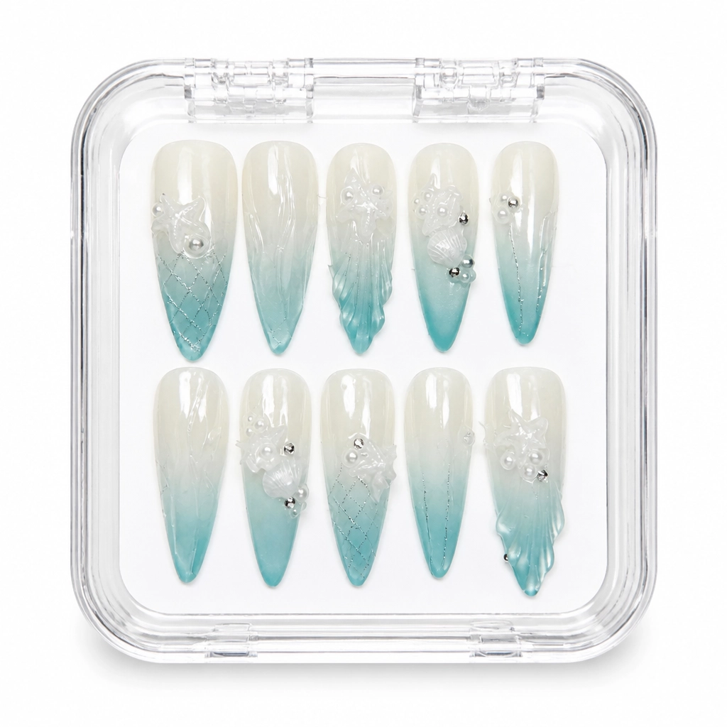 Press-on Nails Wholesale $11.90 Crystalline Drift by Yabe Vietnam