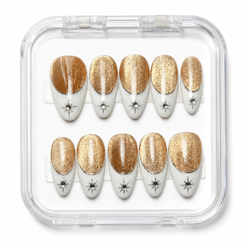 Press-on Nails Wholesale $11.90 Celestial Sparkle by Yabe Vietnam