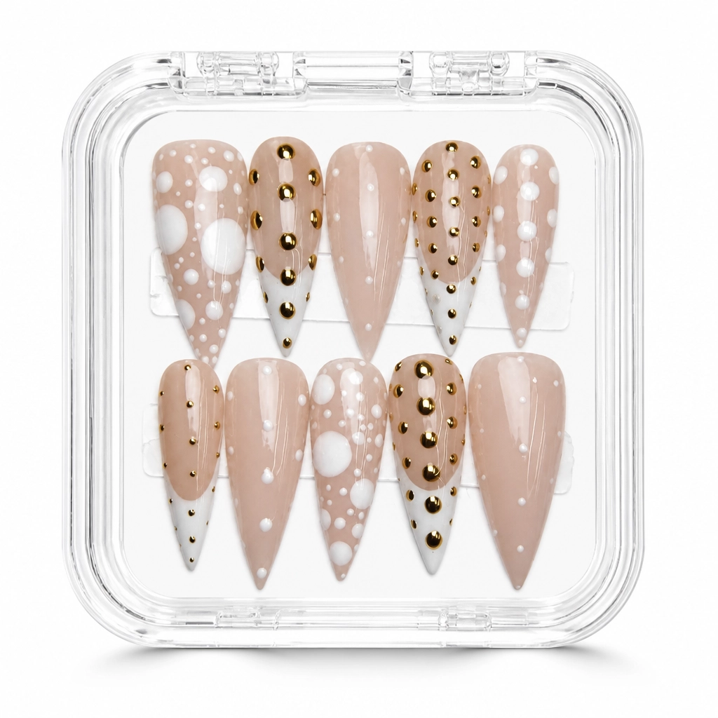 Press-on Nails Wholesale $11.90 Polka Luxe by Yabe Vietnam