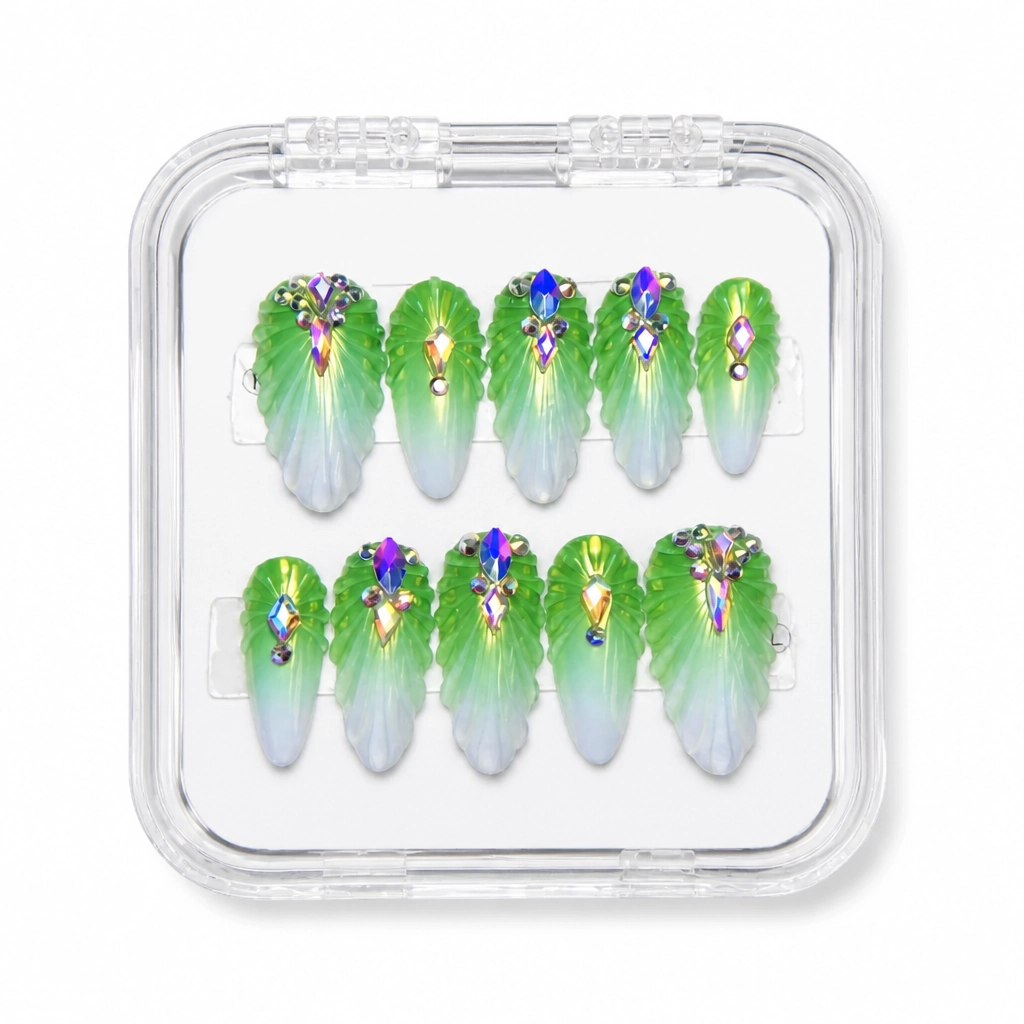 Press-on Nails Wholesale $11.90 Garden Enchantment by Yabe Vietnam