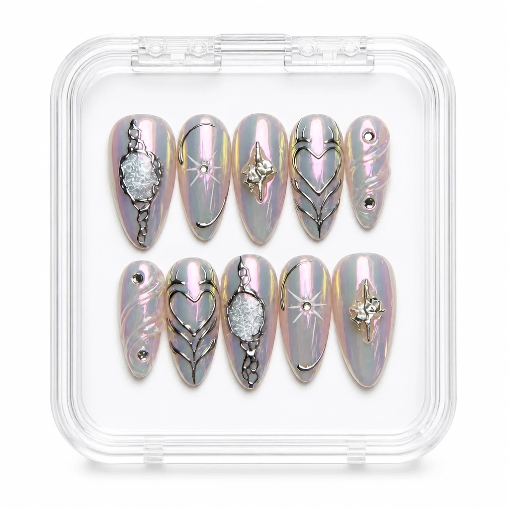 Press-on Nails Wholesale $11.90 Celestial Glamour by Yabe Vietnam