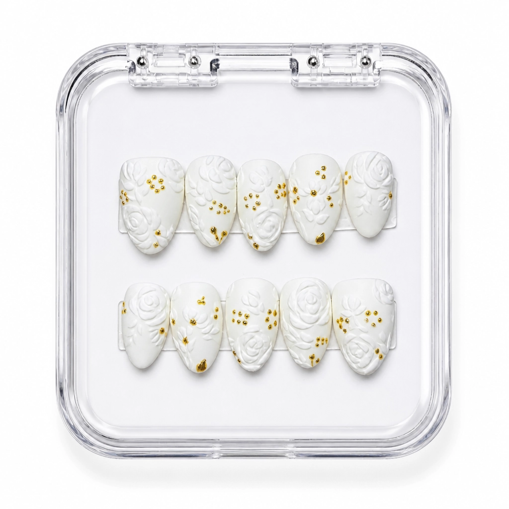 Press-on Nails Wholesale $11.90 Ivory Luxe by Yabe Vietnam