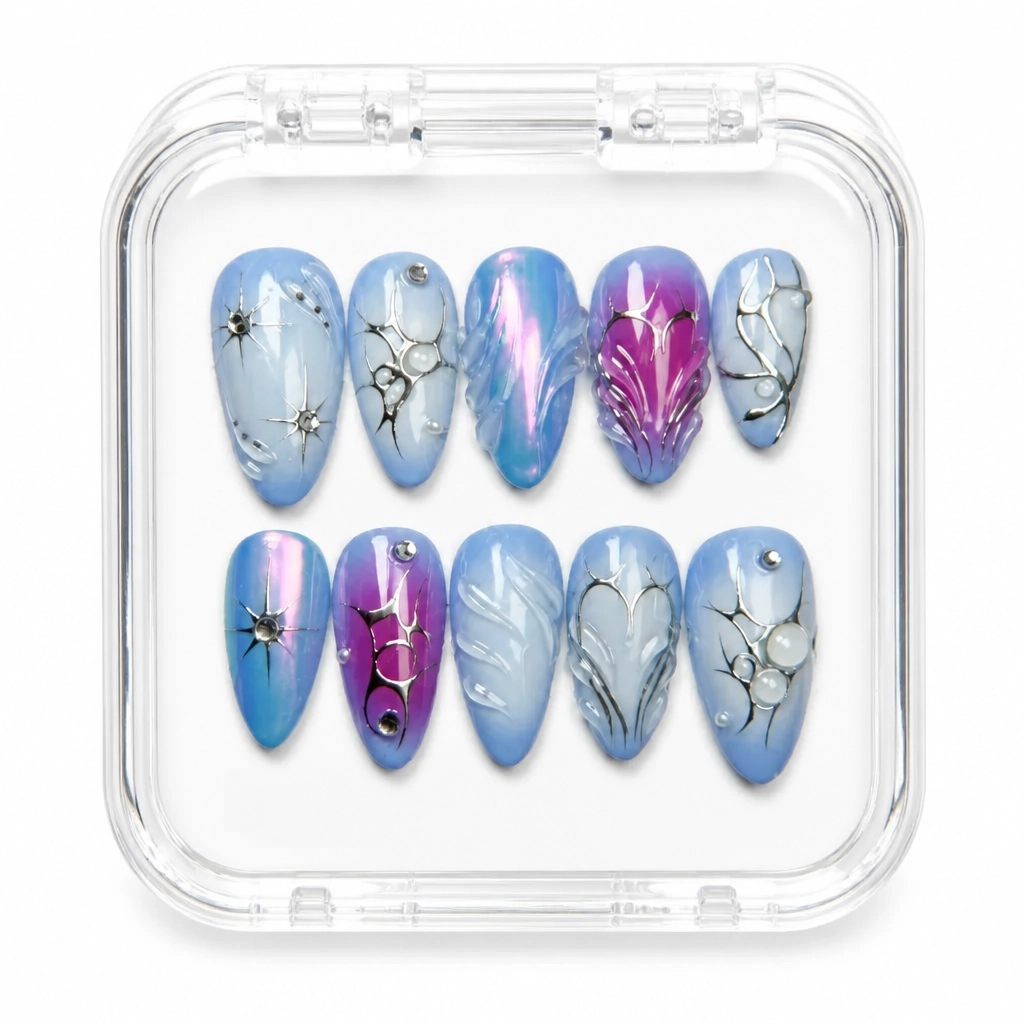Press-on Nails Wholesale $11.90 Celestial Whisper by Yabe Vietnam