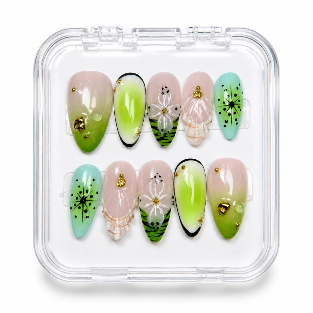 Press-on Nails Wholesale $11.90 Glimmer Luxe by Yabe Vietnam