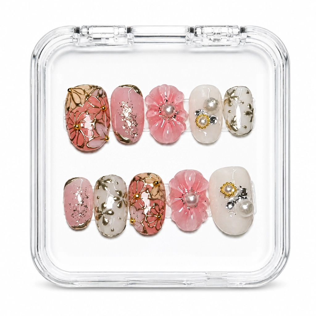 Press-on Nails Wholesale $11.90 Floral Luxe by Yabe Vietnam