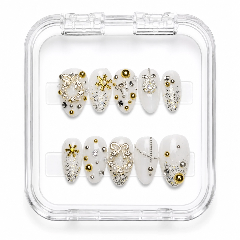 Press-on Nails Wholesale $11.90 Crystalline Elegance by Yabe Vietnam